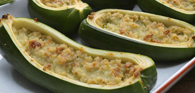 Courgettes farcies