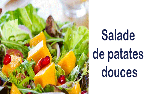 Salade de patates douces