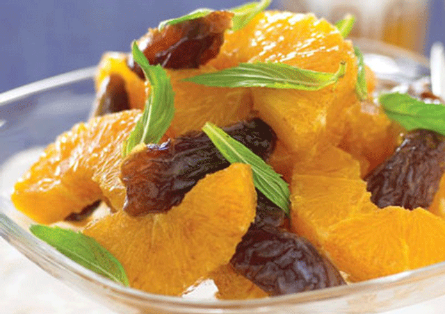 Salade d'Oranges aux Dattes