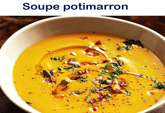 Soupe potimarron