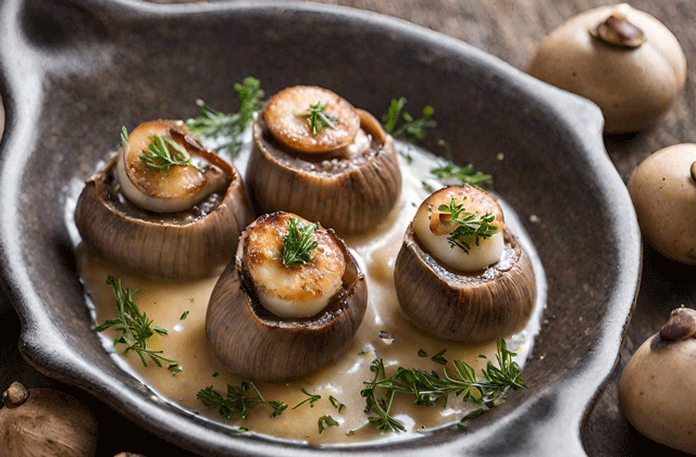 Noix de Saint-Jacques avec Champignons